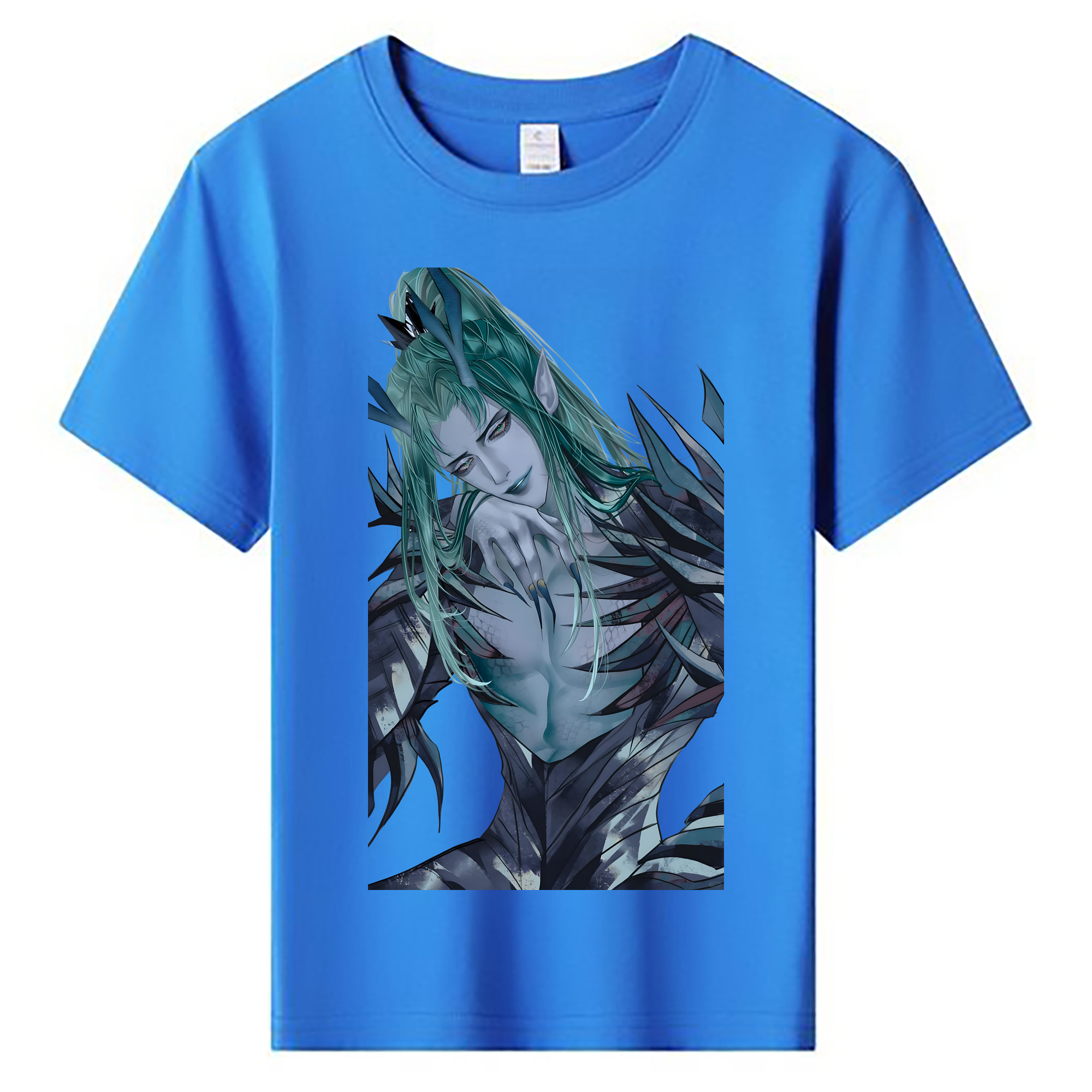 （画像用） Ne Zha 2 ナタ 魔童の大暴れ 綿100％キッズTシャツ（フロントプリント）